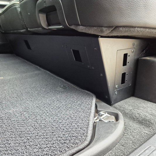 RAM DT 1500 Rear Under‑Seat Storage – Power System Mount & Heavy‑Duty Storage