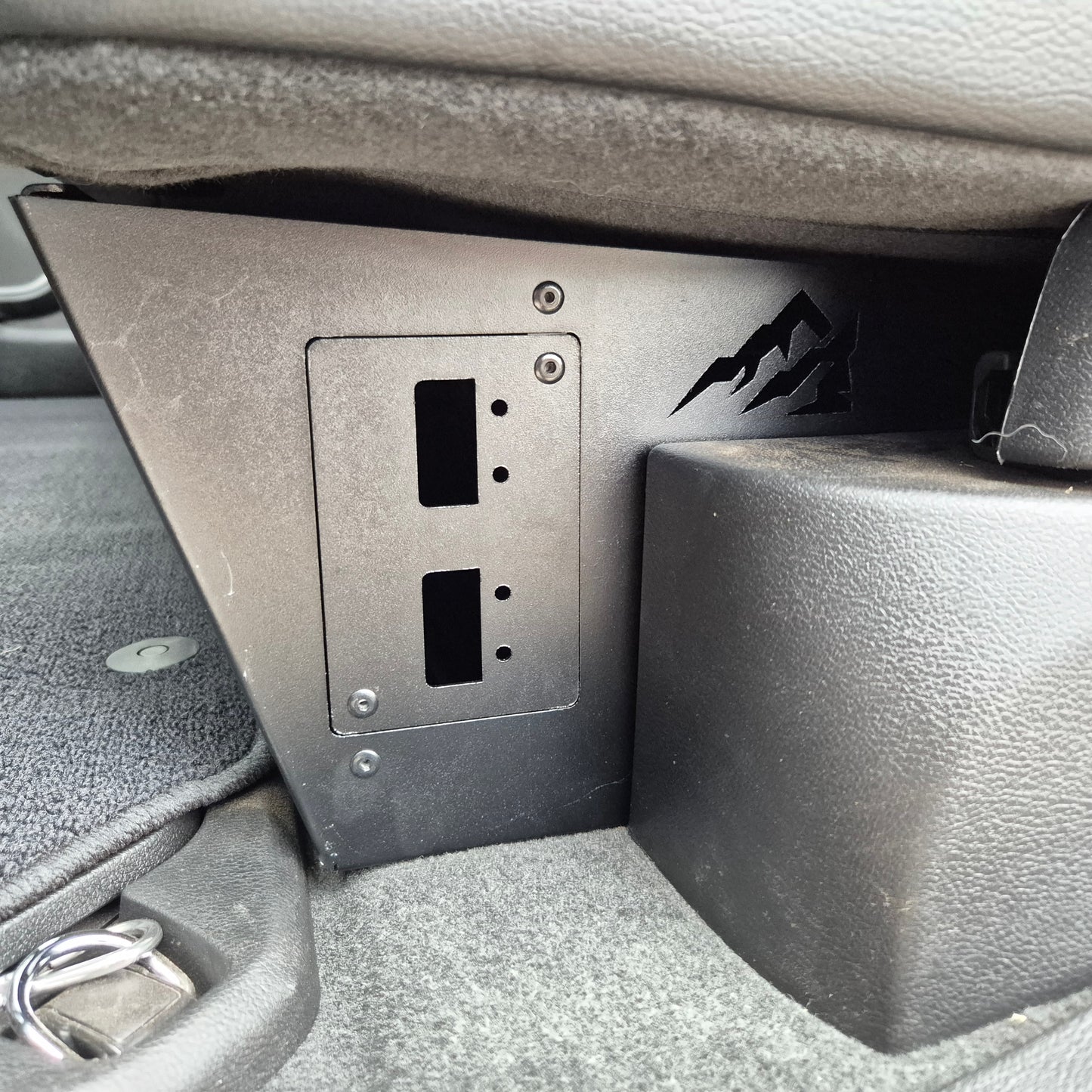 RAM DT 1500 Rear Under‑Seat Storage – Power System Mount & Heavy‑Duty Storage