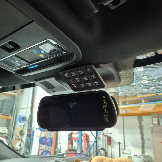 F250/F350/F450/F550 RCR‑Force 12 Over‑Mirror Mount