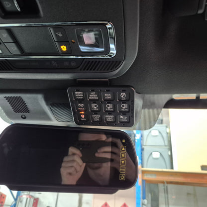 F250/F350/F450/F550 RCR‑Force 12 Over‑Mirror Mount