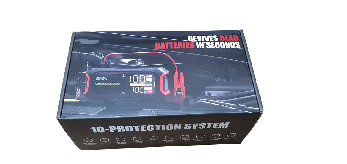Heavy Duty Jump Starter – 100W Fast Charging