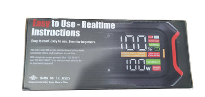 Heavy Duty Jump Starter – 100W Fast Charging