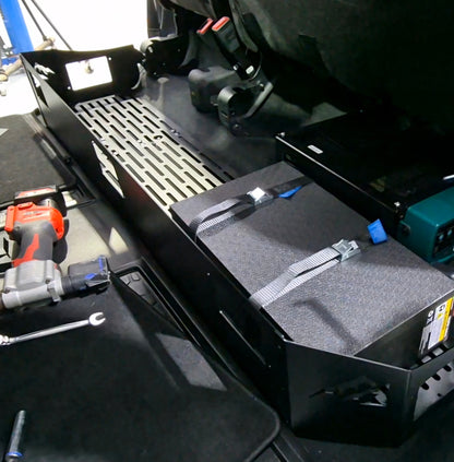 FORD F-Truck Rear Under‑Seat Storage – Power System Mount & Heavy‑Duty Storage