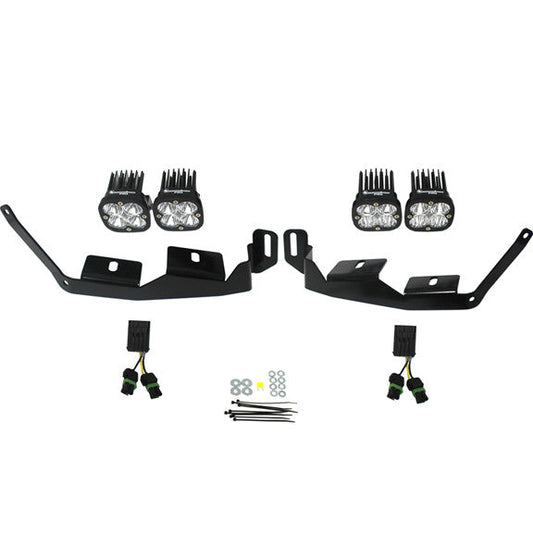 Polaris Squadron Sport Headlight Kit - Polaris 2018-21 RZR RS1; 2014-22 RZR XP 1000; 2018-21 RZR XP Turbo-S