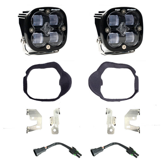 Mercedes Squadron SAE Fog Pocket Light Kit-Clear-Wide Corner - Mercedes-Benz 2019-24 Sprinter 1500/2500/3500