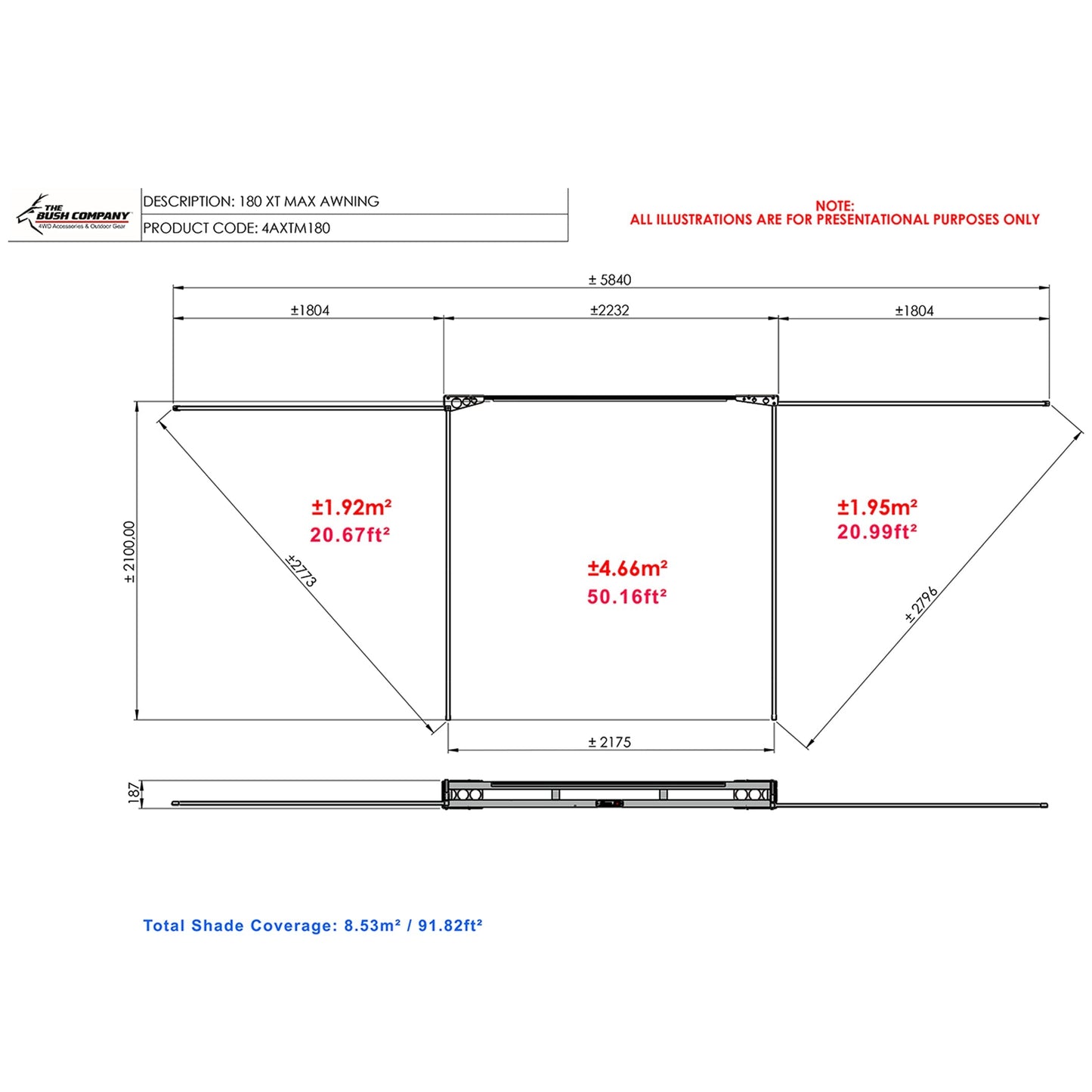180 XT MAX Awning