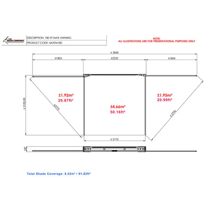 180 XT MAX Awning