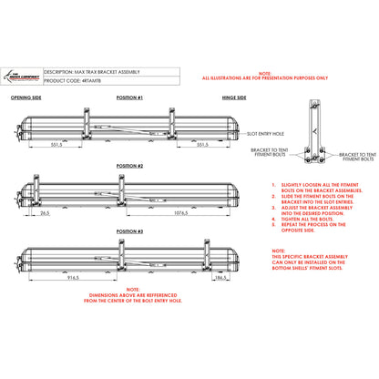 Recovery Tracks-Side Mount Set