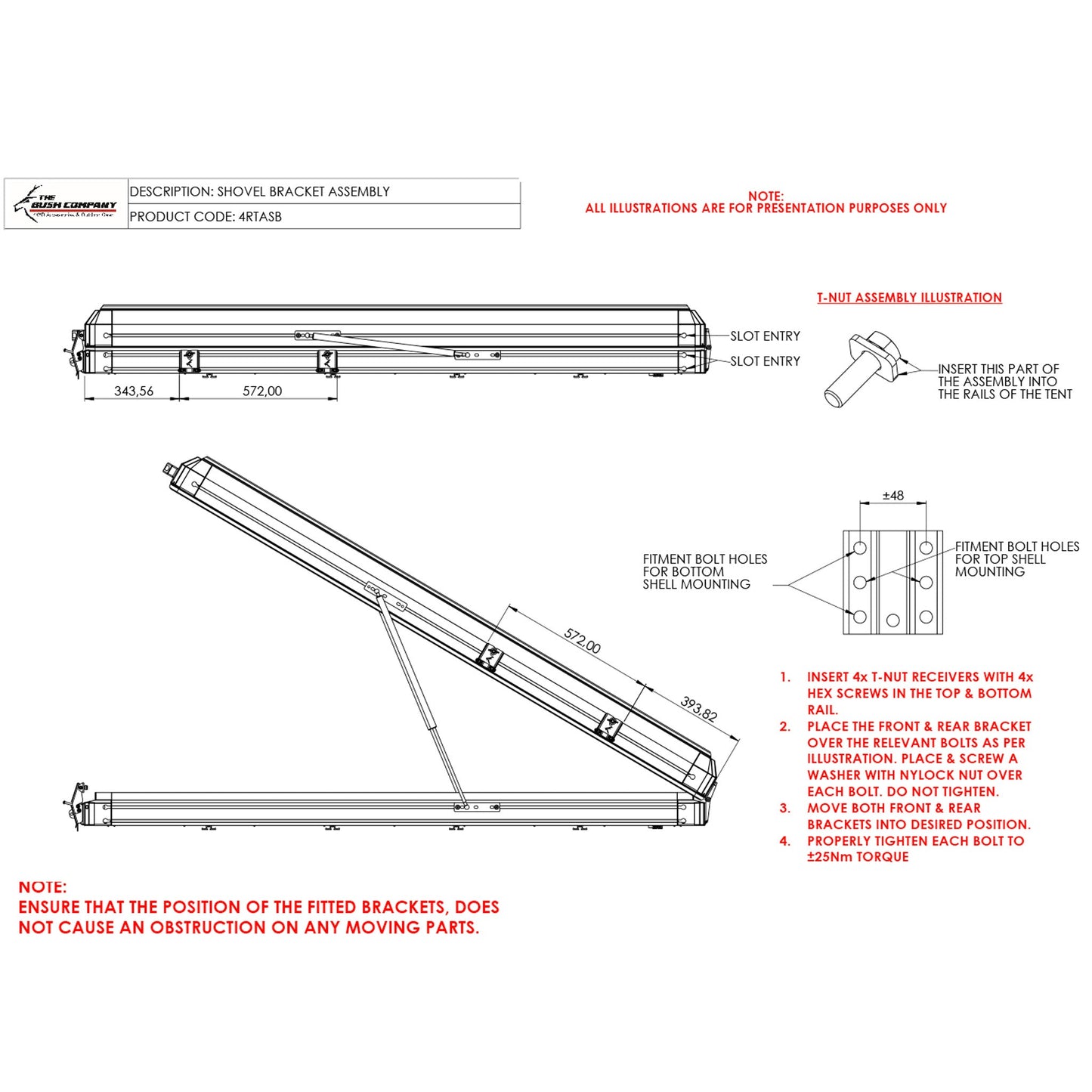Shovel Mount Bracket