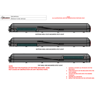 Lightbar Bracket Set