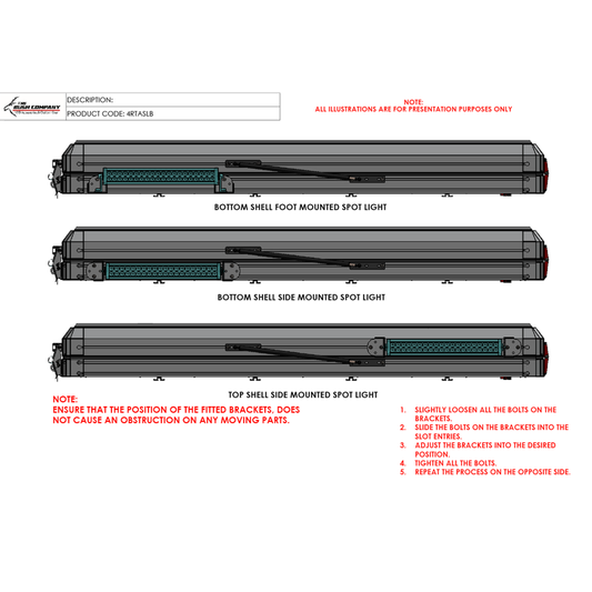 Lightbar Bracket Set