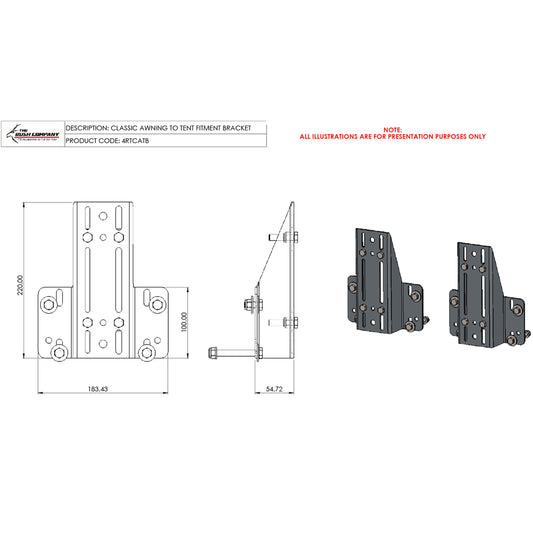 Classic Awning To Tent Bracket