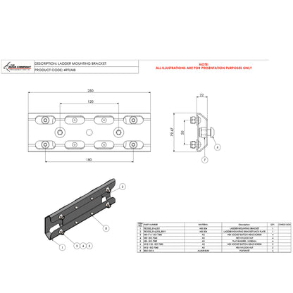 Ladder Mount Bracket
