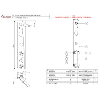Spring Rod Adapter