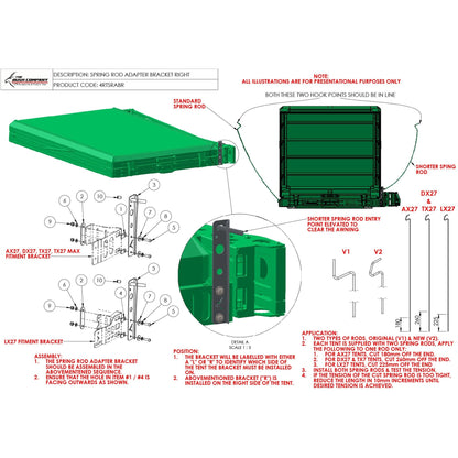 Spring Rod Adapter