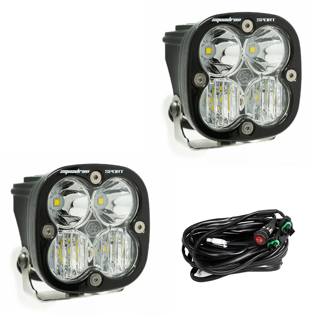 BMC KIT SQUADRON SPORT, S2 SPORT CLEAR - 2023-2025 Ford Super Duty Fog Light Kit