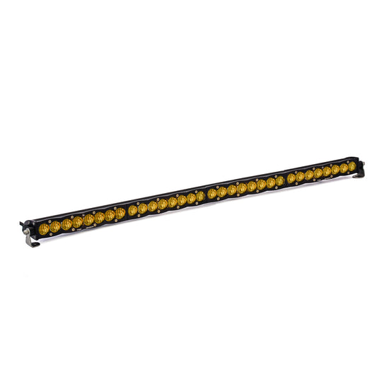 S8 Straight LED Light Bar - 40 inch-amber- wide corner