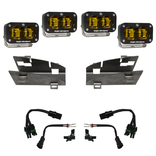 RAM Dual S2 SAE Fog Pocket Light Kit - RAM 2019-23 1500 Rebel; 2021-23 1500 TRX