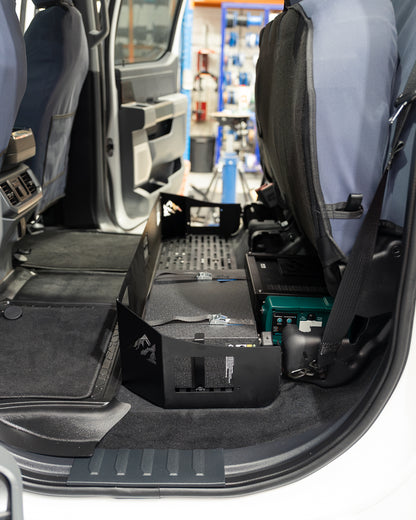 FORD F-Truck Rear Under‑Seat Storage – Power System Mount & Heavy‑Duty Storage