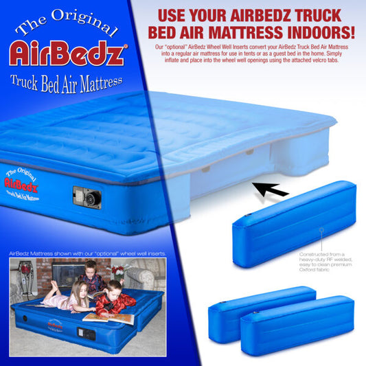 “AirBedz” Original Truck Bed Mattress with Built-in Rechargeable Battery Air Pump