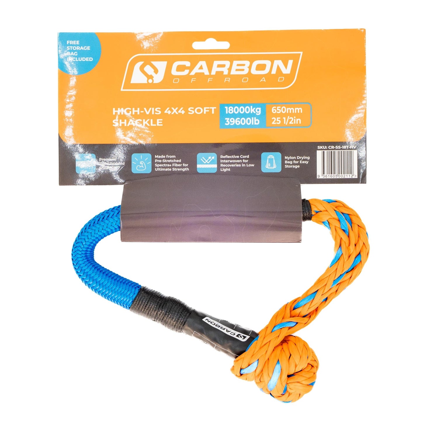 Carbon Offroad 4x4 Vehicle High-Vis Soft Shackle