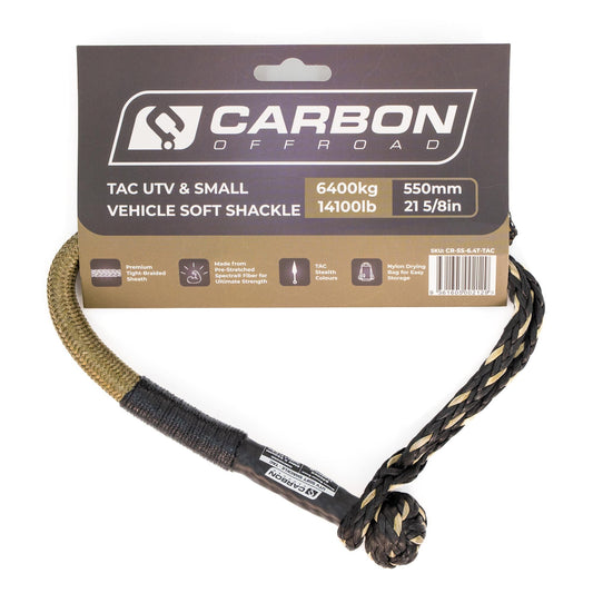 Carbon Offroad Tactical UTV & Small Vehicle Soft Shackle