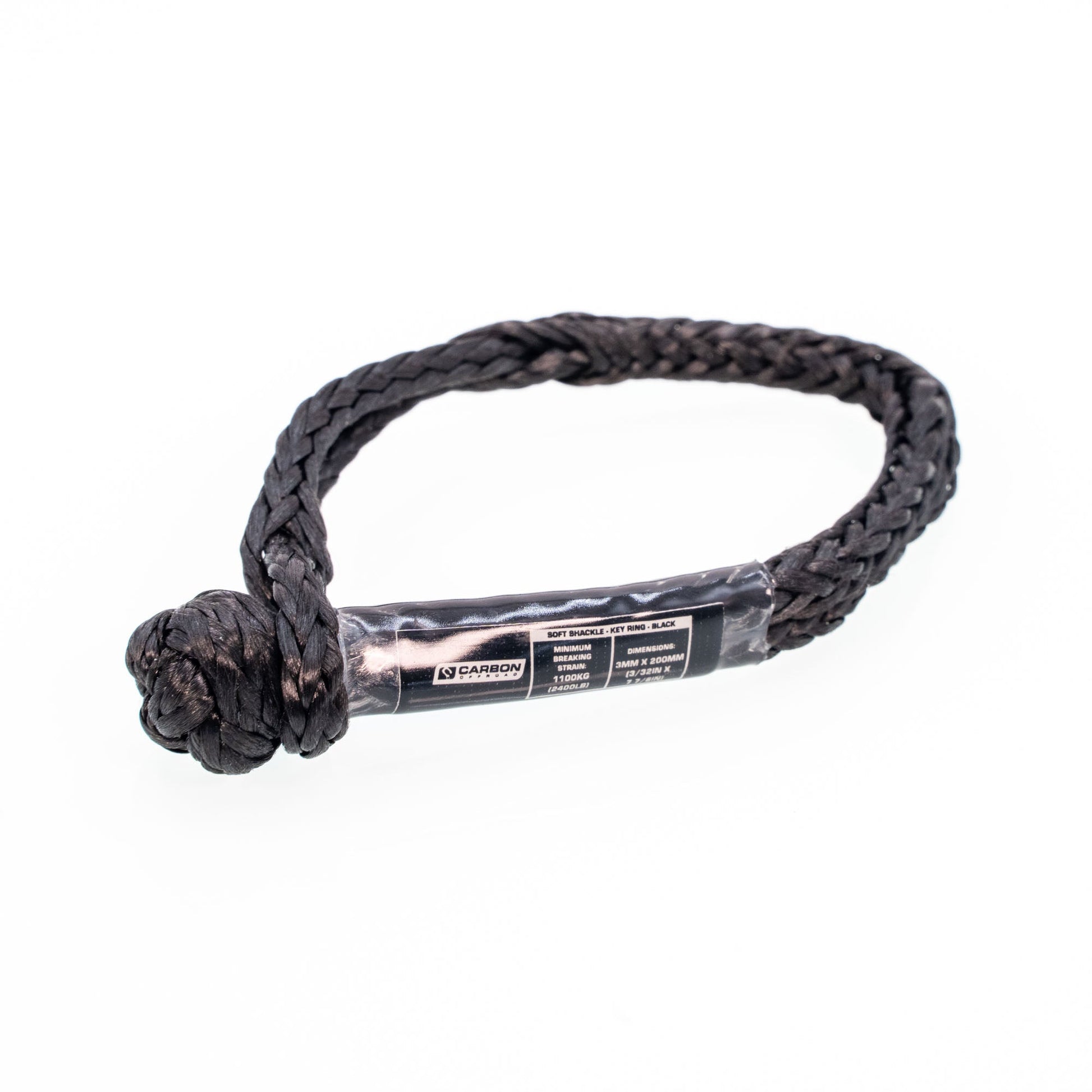 Carbon Offroad Soft Shackle Keyring 1.1 Ton