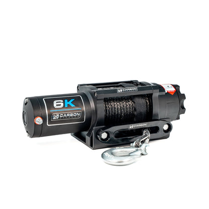 Carbon Offroad 6000lb ATV - Small 4X4 Winch 24V