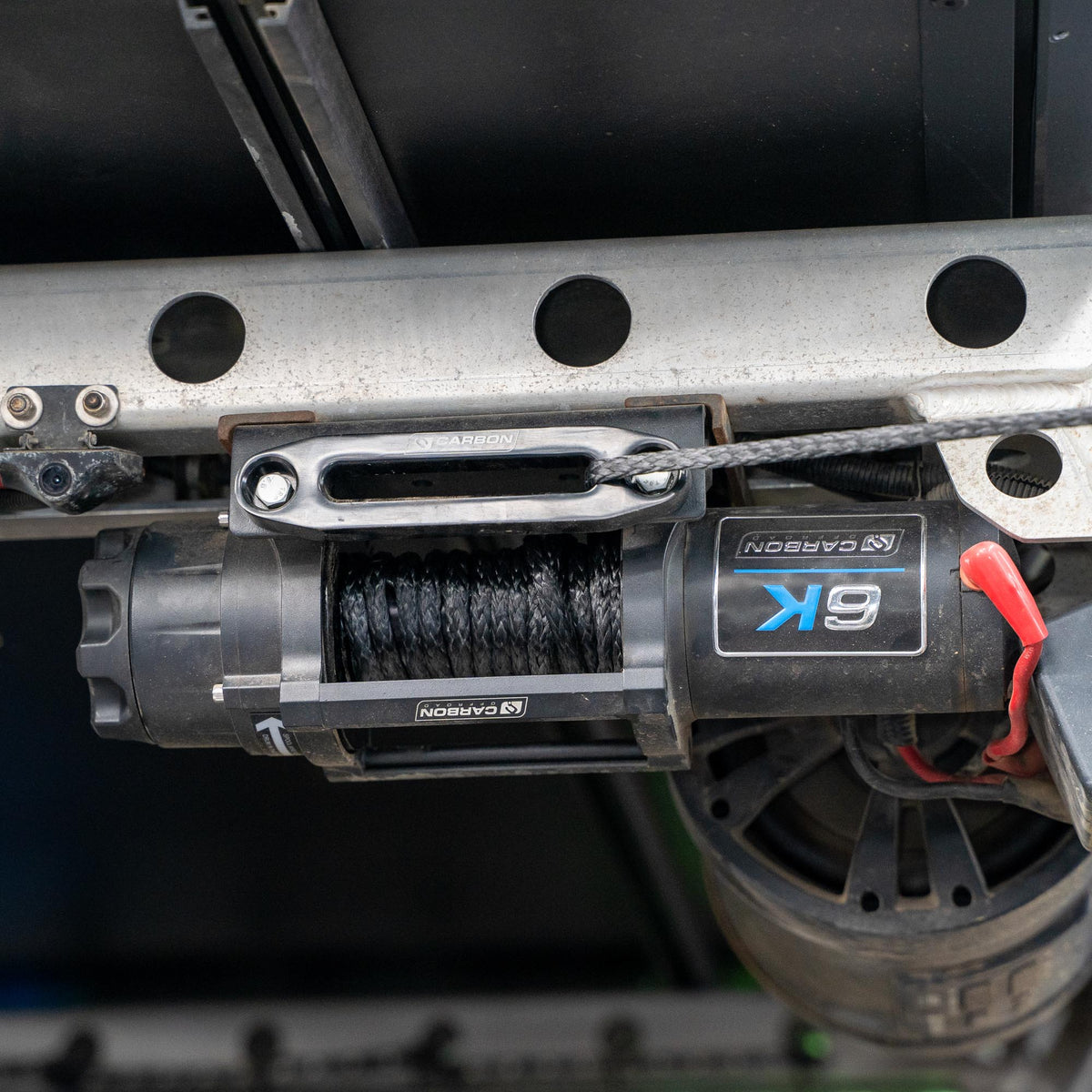 Carbon Offroad 6000lb ATV - Small 4X4 Winch