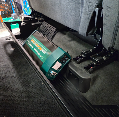 RAM DT 1500 Rear Under‑Seat Storage – Power System Mount & Heavy‑Duty Storage