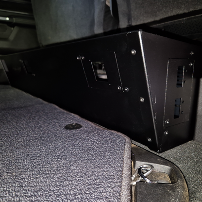 RAM DT 1500 Rear Under‑Seat Storage – Power System Mount & Heavy‑Duty Storage