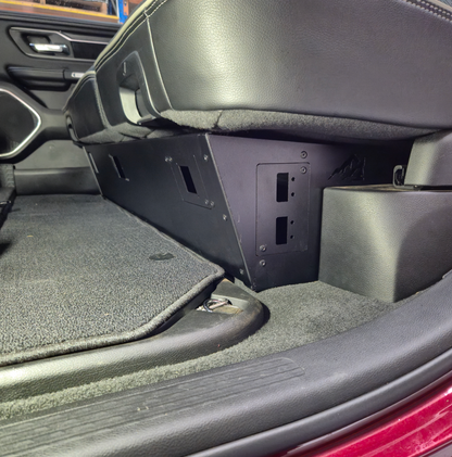 RAM DT 1500 Rear Under‑Seat Storage – Power System Mount & Heavy‑Duty Storage