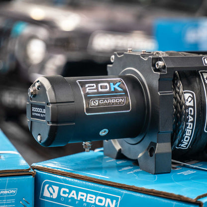 Carbon Scout Pro - 20000lb Extreme Duty Truck Winch - BYO Hook