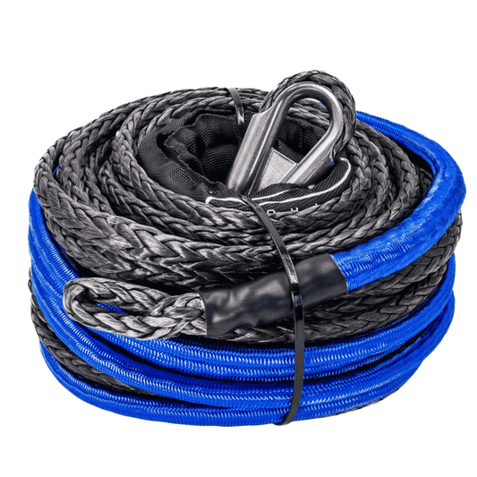 Carbon Offroad 8mm x 26.5m Synthetic Winch Rope Replacement