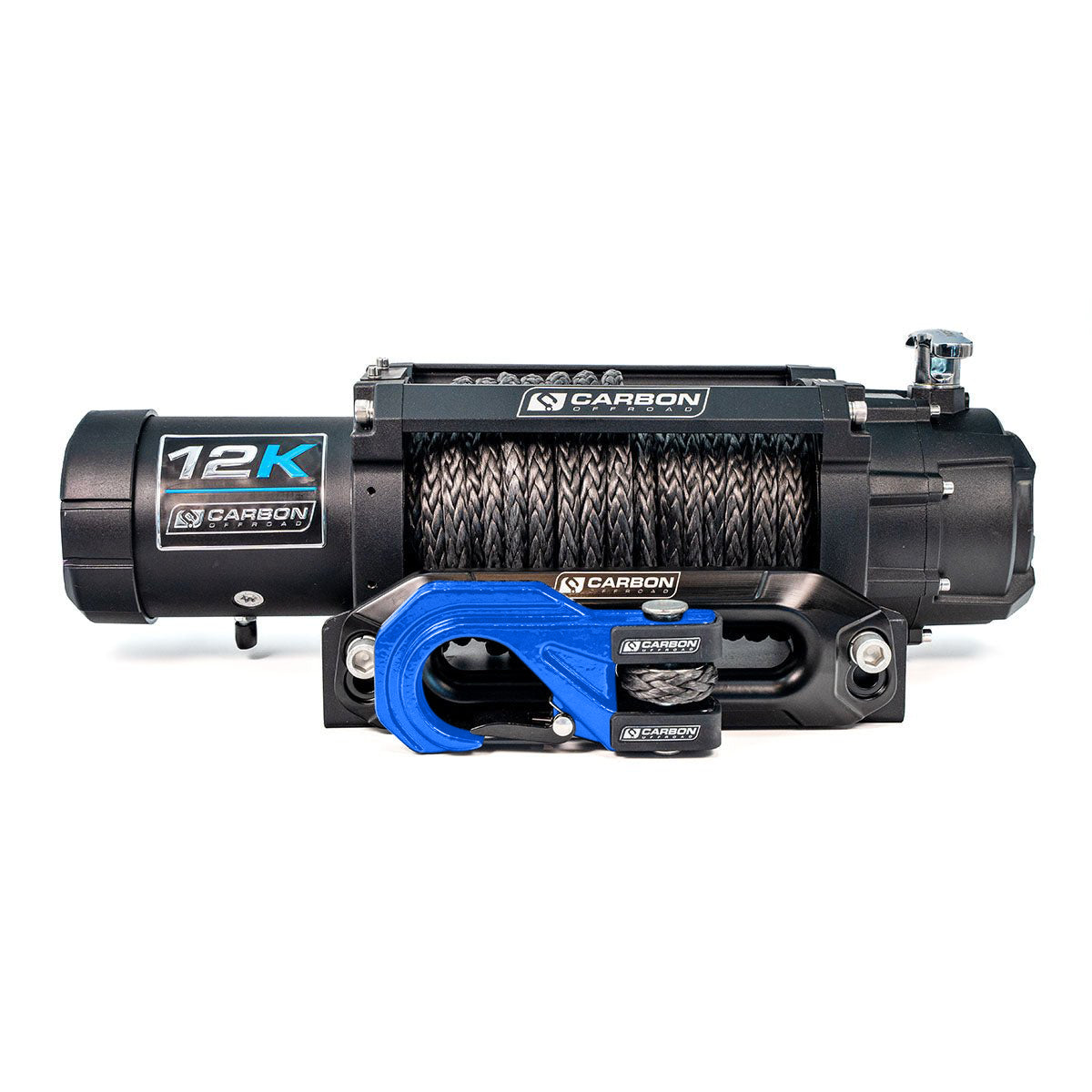 Carbon 12K - 12000lb Winch V3X with MegaPro Hook - 24V