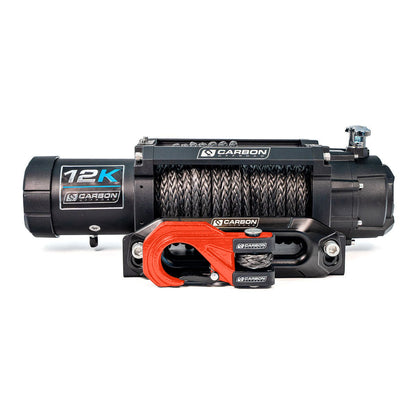 Carbon 12K - 12000lb Winch V3X with MegaPro Hook