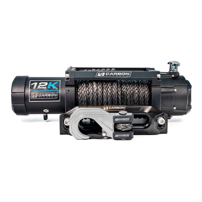 Carbon 12K - 12000lb Winch V3X with MegaPro Hook