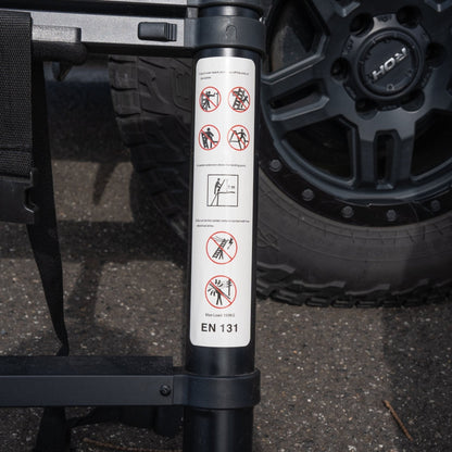 Compact Telescopic Ladder - Angled Steps