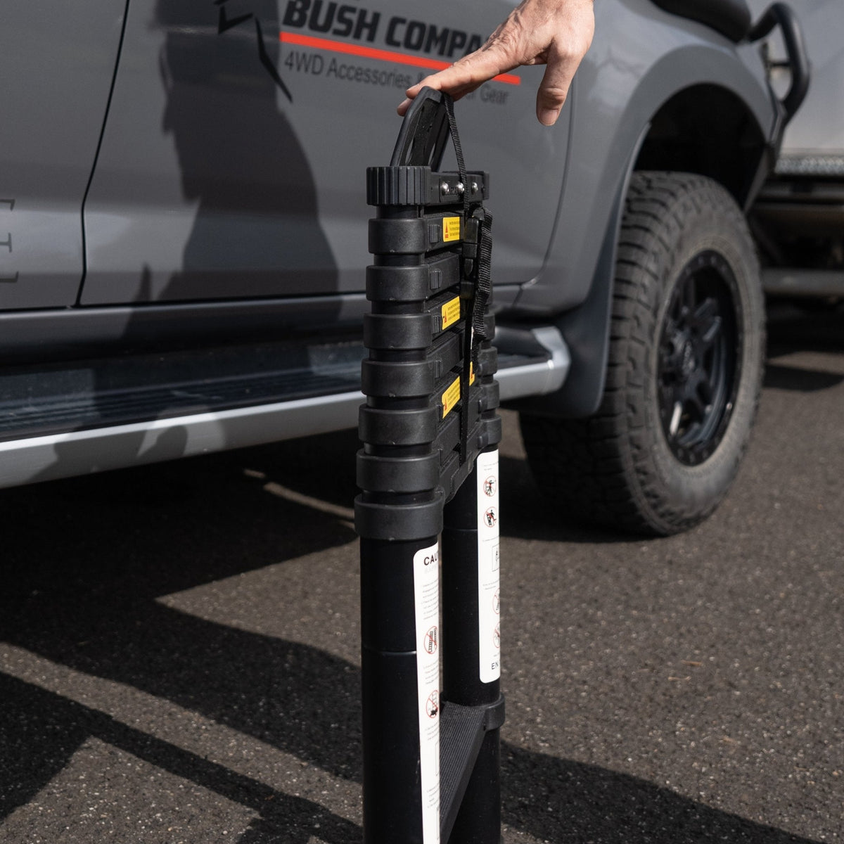 Compact Telescopic Ladder - Angled Steps