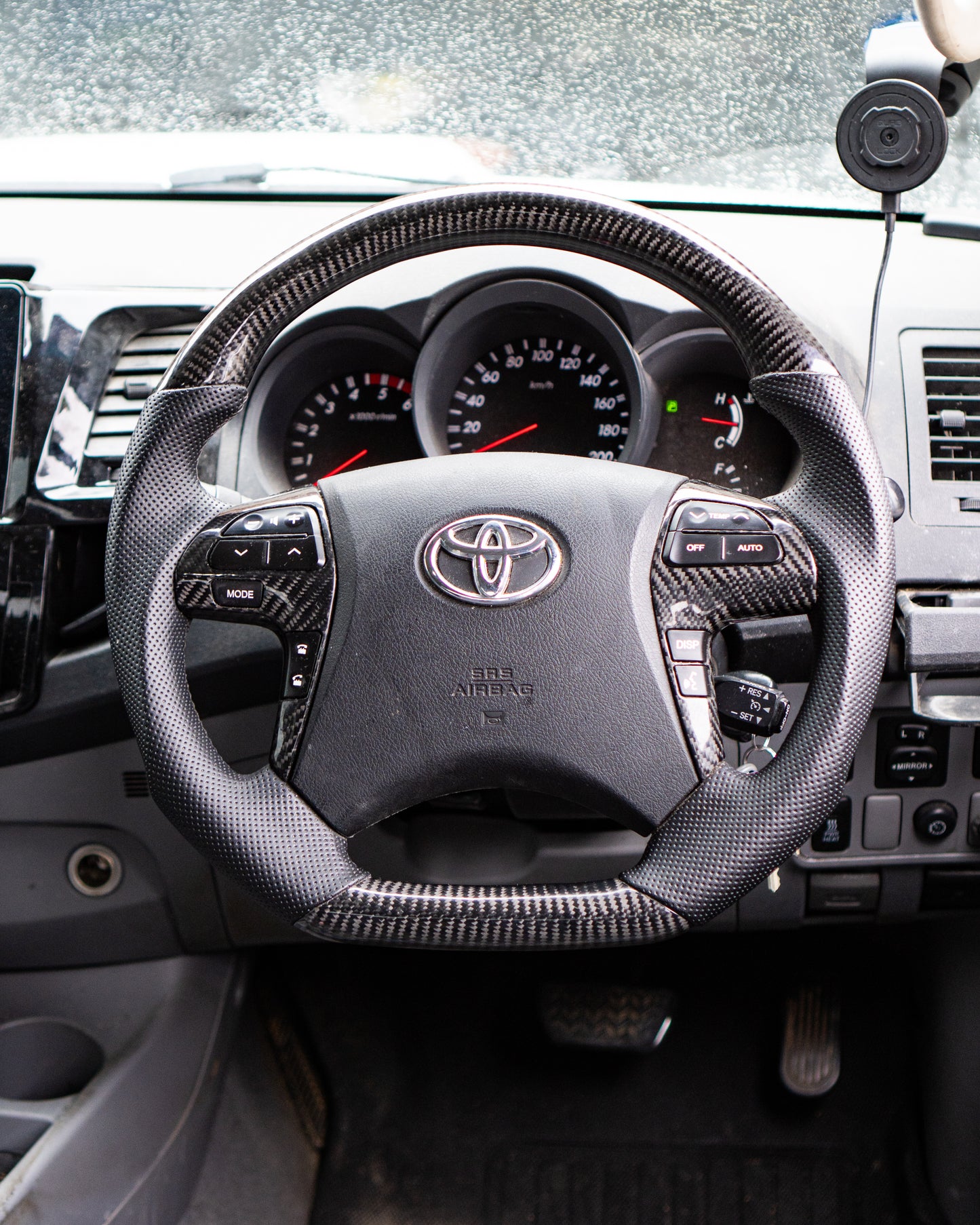 Alpha Series -  Carbon Steering Wheel to suit Toyota N70 Hilux