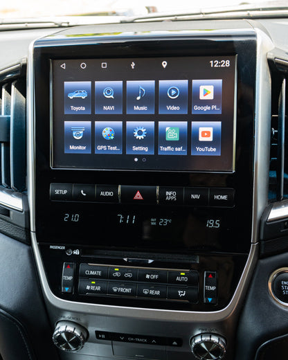 Interface Module V5 unit to suit LandCruiser 200, Car Play & GPS. Android system. July 2018 - 2021