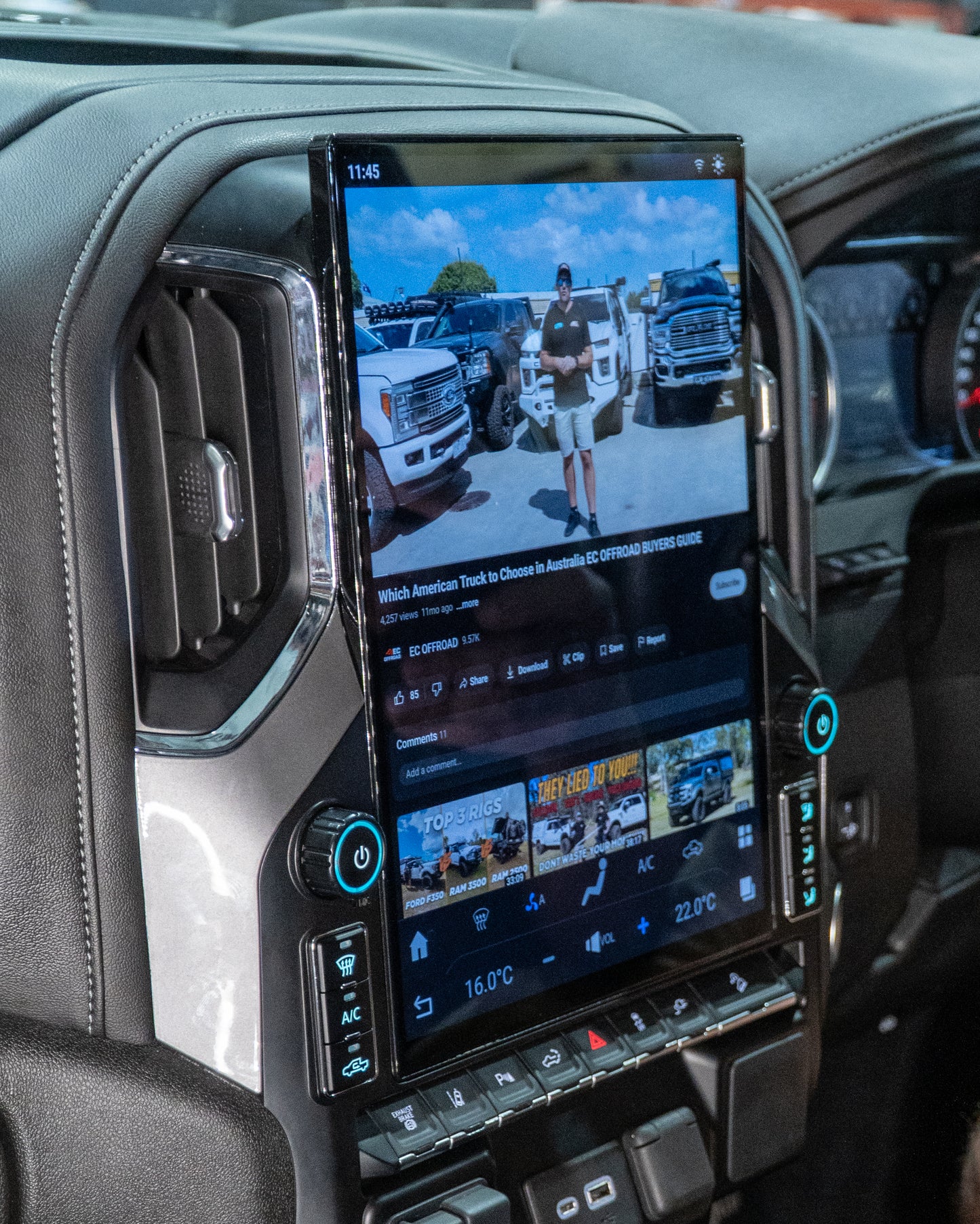 15.4 Inch Android Head Unit to suit Chev 1500/2500 2020-23