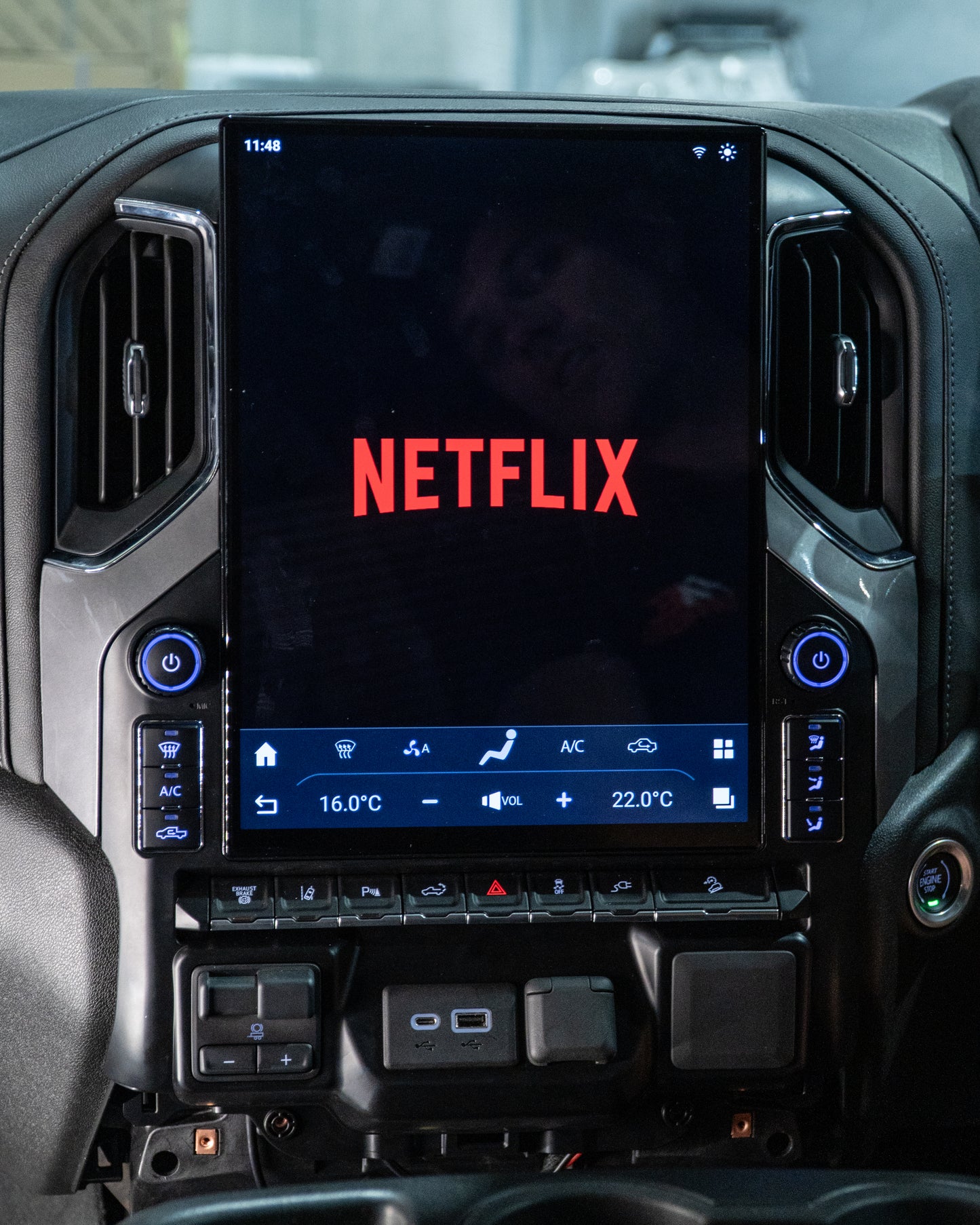 15.4 Inch Android Head Unit to suit Chev 1500/2500 2020-23