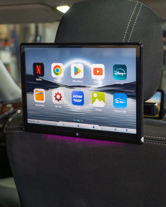 EC Offroad 12.5" Android Head Rest Monitors - PAIR