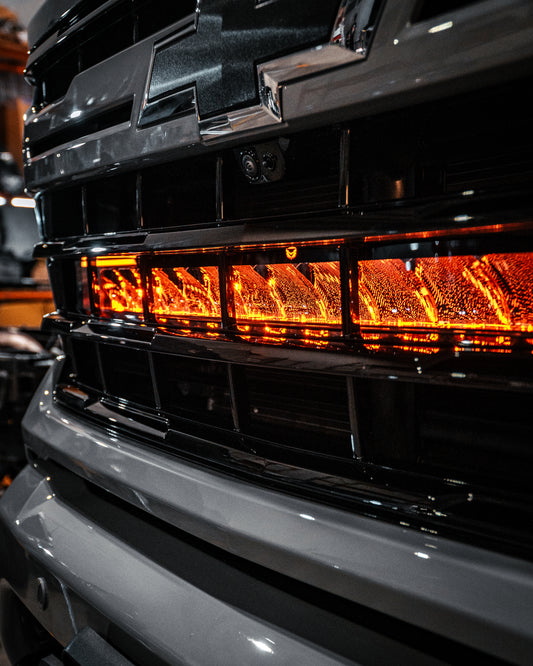 Behind Grille Light Bar Kit to suit Chev 2500 2024+ Model