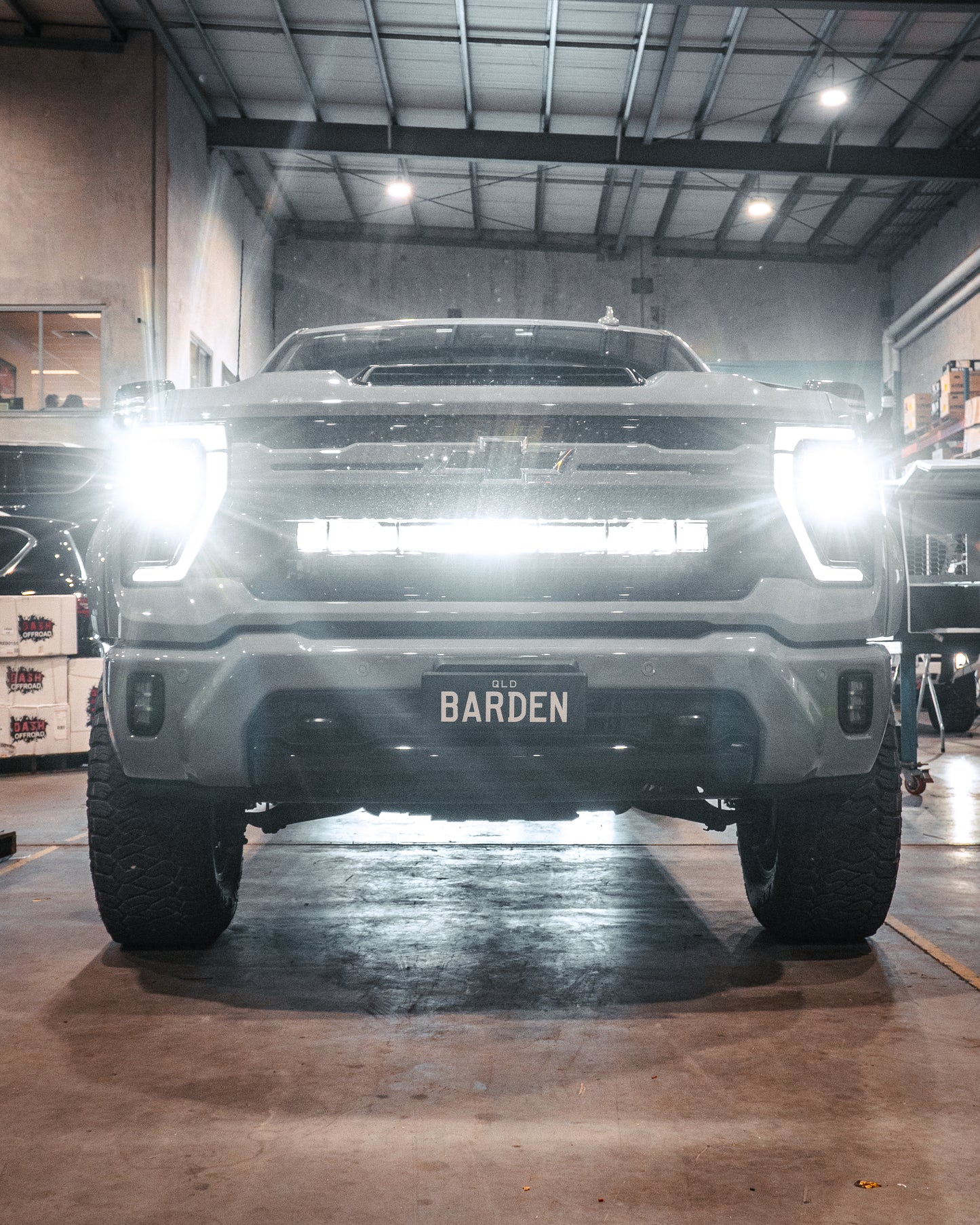 Behind Grille Light Bar Kit to suit Chev 2500 2024 Model