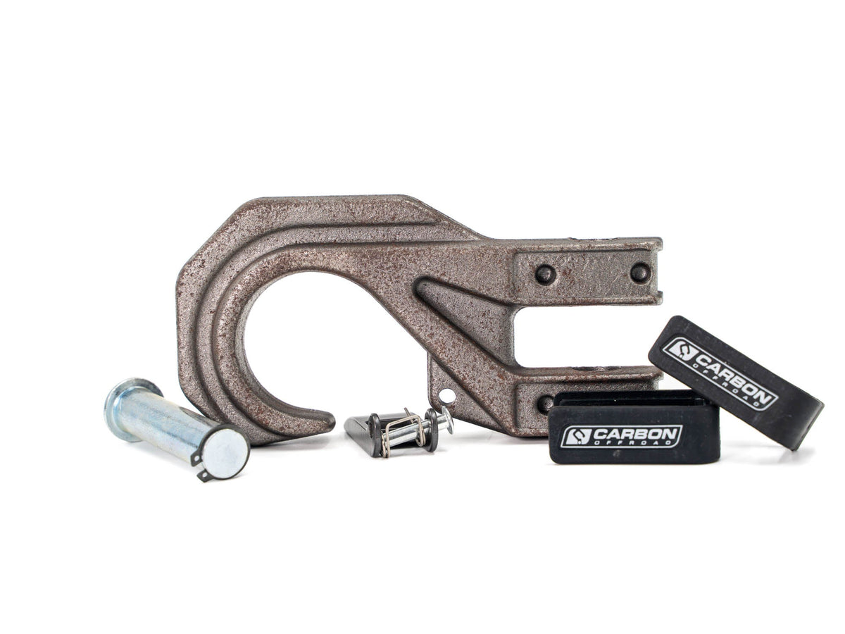Carbon Offroad MegaPro Winch Hook - CW - MPHOOK - RAW 11 Carbon Offroad