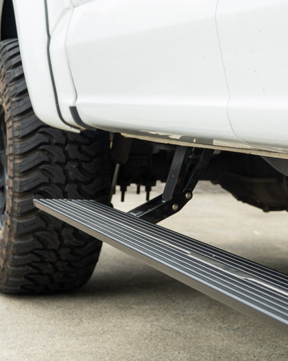 Electric drop down side steps to suit Ford F150 (2015-25)