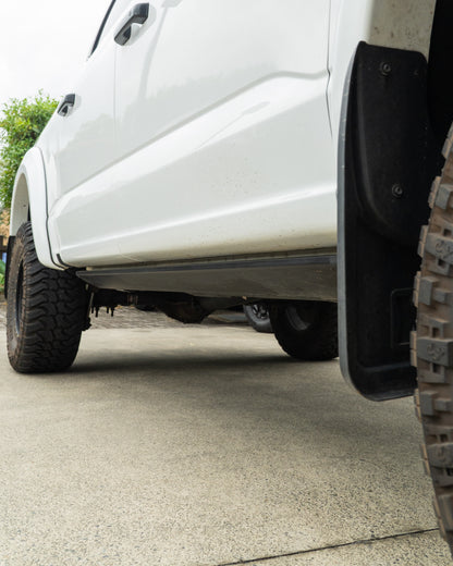 Electric drop down side steps to suit Ford F150 (2015-25)