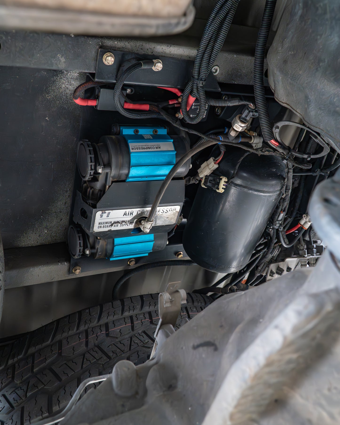 Under Tub Compressor Mount for Ford F150 to suit ARB Twin Compressor